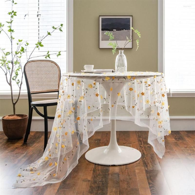 Vintage Lace Tablecloth By Korean Decor Floral Design With Hollow Out  Patterns For Picnic, Dining & Coffee Tables From Beixinxi, $12.74